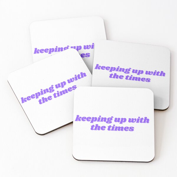 Item preview, keeping up with the times, purple designed and sold by ChiWellness Shop.
