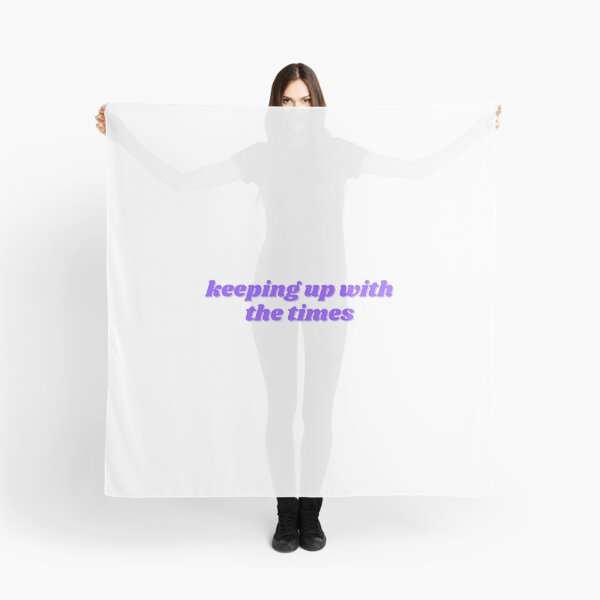 Item preview, keeping up with the times, purple designed and sold by ChiWellness Shop.