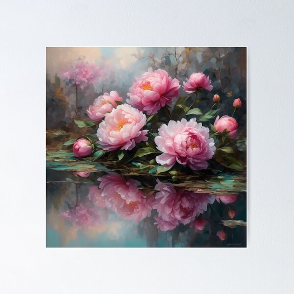 Item preview, Roses Near Lake designed and sold by Mermaid's Whimsy.