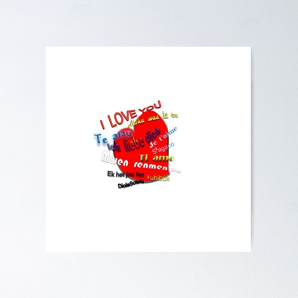 Item preview, Love words designed and sold by Diola Sotelo.