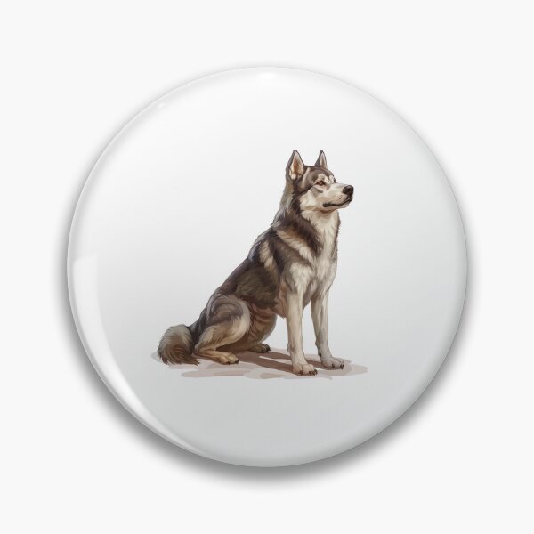 Artikelvorschau, Siberian Husky blickt edel im Profil entworfen und verkauft von NatureSyllabus.