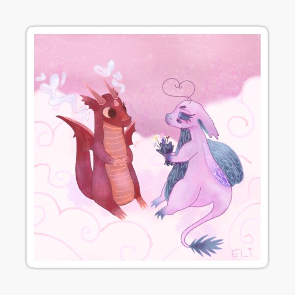 Item preview, Dragons in love! designed and sold by eli-silly.