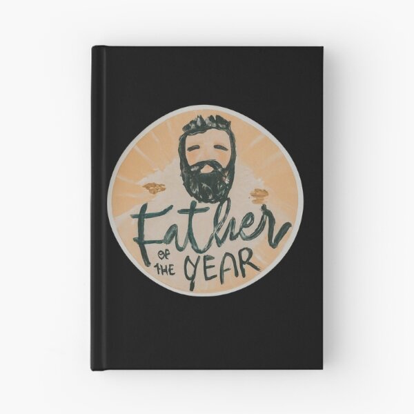 Item preview, Father Of The Year Acrylic Painted Sticker - Digitally Enhanced designed and sold by RayanaArt.