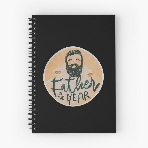 Item preview, Father Of The Year Acrylic Painted Sticker - Digitally Enhanced designed and sold by RayanaArt.