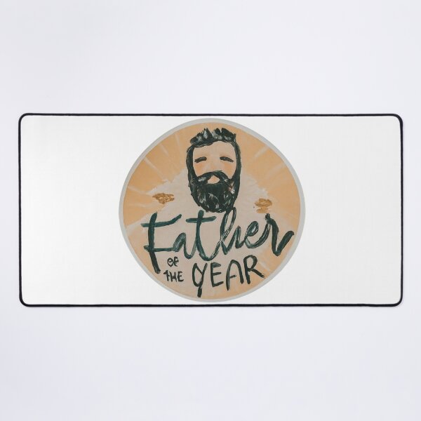 Item preview, Father Of The Year Acrylic Painted Sticker - Digitally Enhanced designed and sold by RayanaArt.