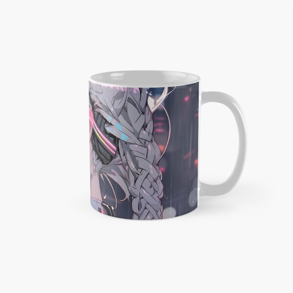Item preview, Cyber City Night Rain Anime Girl designed and sold by bubblegoth.