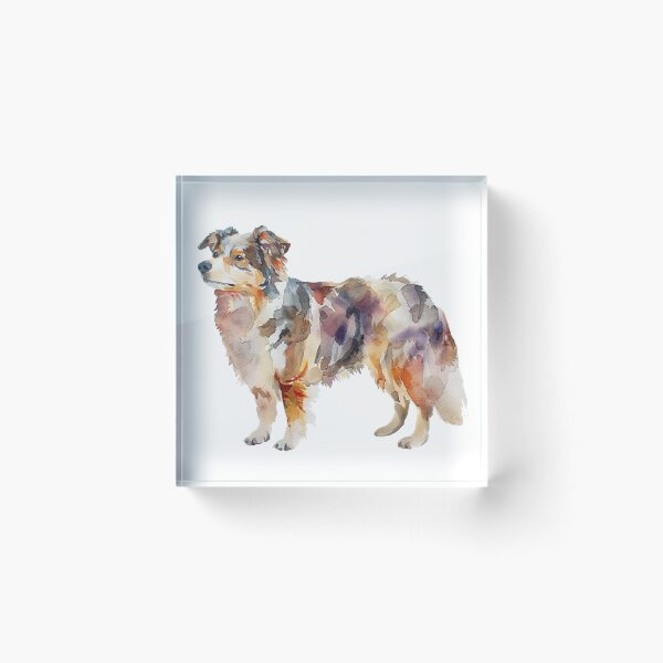 Item preview, Watercolor Shepherd Portrait designed and sold by SellingWSarah17.