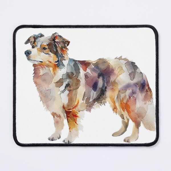 Item preview, Watercolor Shepherd Portrait designed and sold by SellingWSarah17.