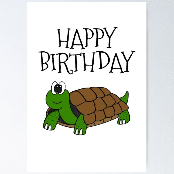 Item preview, Tortoise Happy Birthday Dad Grandpa Grandma Funny designed and sold by doodlerob.