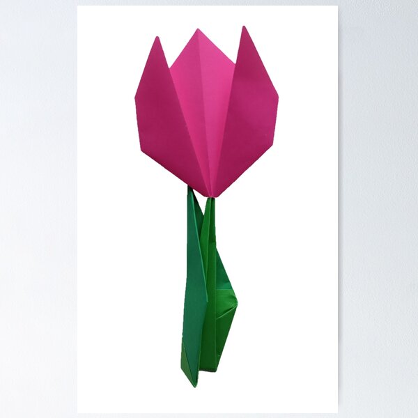Item preview, tulip town, tulip, spring, spring flower, origami, origami work designed and sold by colorgallery11.