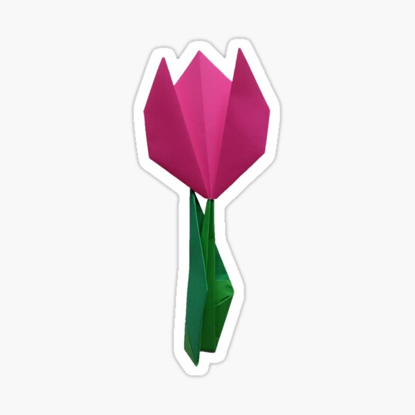 Item preview, tulip town, tulip, spring, spring flower, origami, origami work designed and sold by colorgallery11.