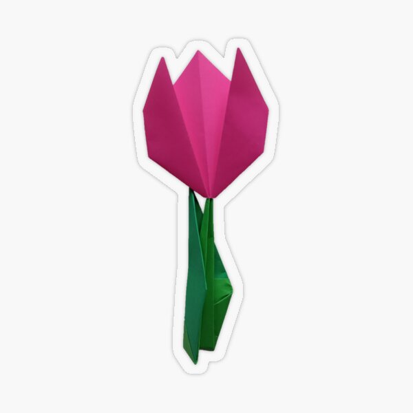 Item preview, tulip town, tulip, spring, spring flower, origami, origami work designed and sold by colorgallery11.