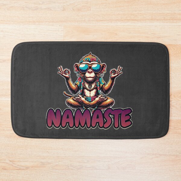 Item preview, namaste monkey designed and sold by ONIX23.