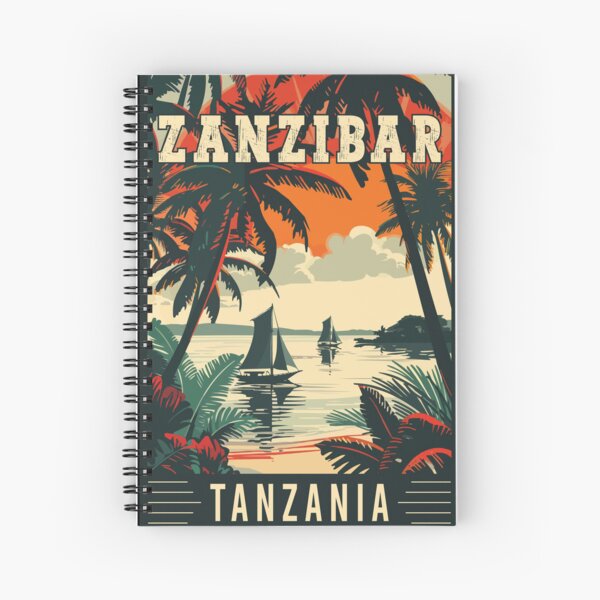 Item preview, Discover Exotic Zanzibar in Tanzania Vintage Travel Art designed and sold by turtlestart.