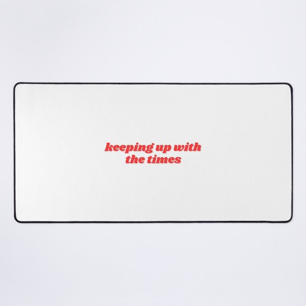 Item preview, keeping up with the times, red  designed and sold by ChiWellness Shop.