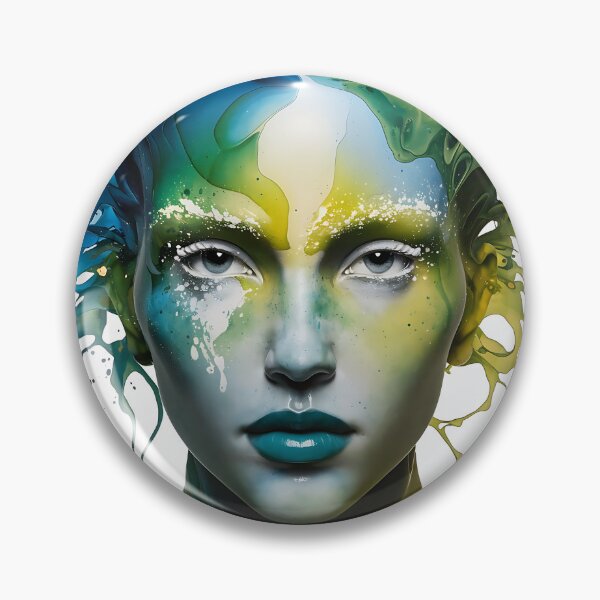 Item preview, Fluid Acrylic with Face Pouring Paint Art 3D Model designed and sold by Charlygood.