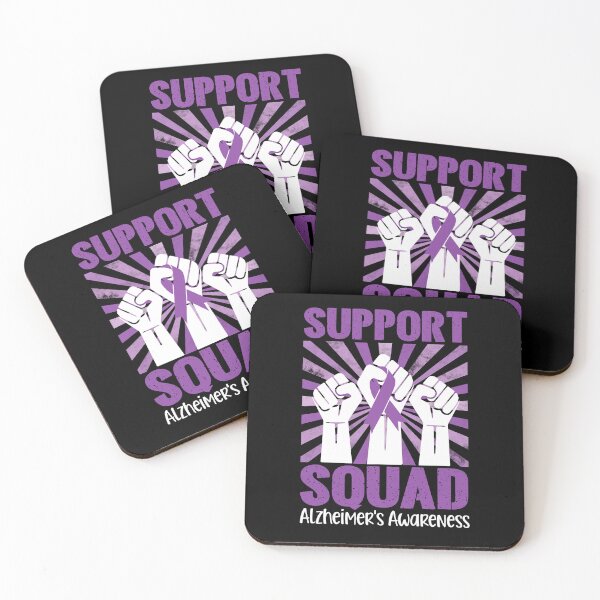 Item preview, Alzheimer's Awareness Support Squad Purple Ribbon Retro designed and sold by stylesip.