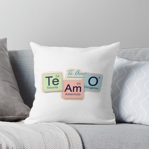 Item preview, Te amo with chemical elements  designed and sold by John Saul.