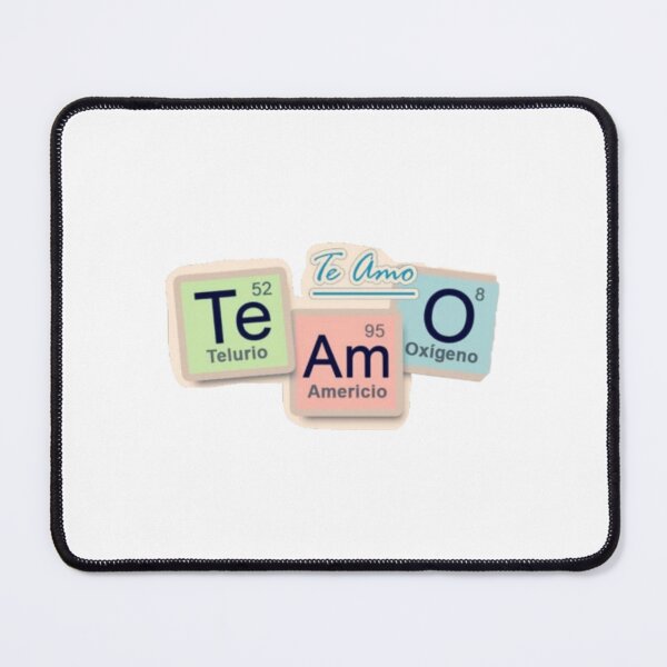 Item preview, Te amo with chemical elements  designed and sold by John Saul.