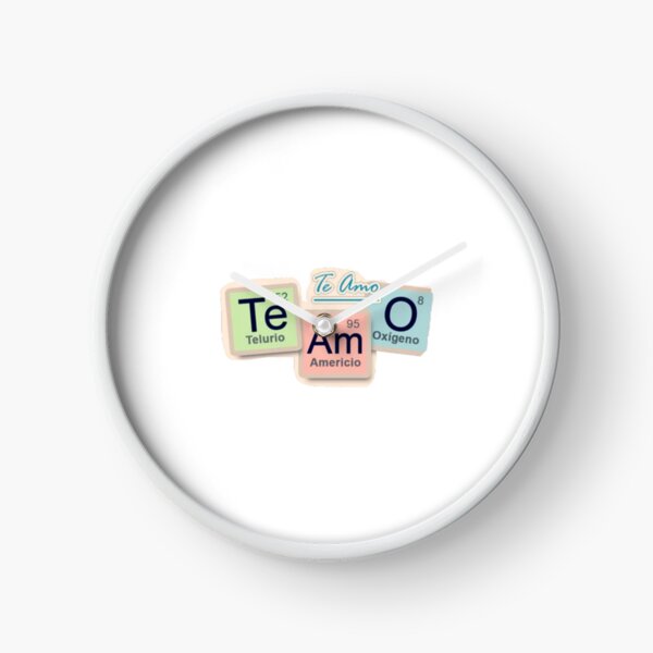 Item preview, Te amo with chemical elements  designed and sold by John Saul.