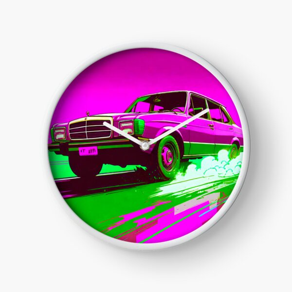 Item preview, Vintage Classic Car: Retro Charm in Pink and Green designed and sold by GrizzlyCollective.