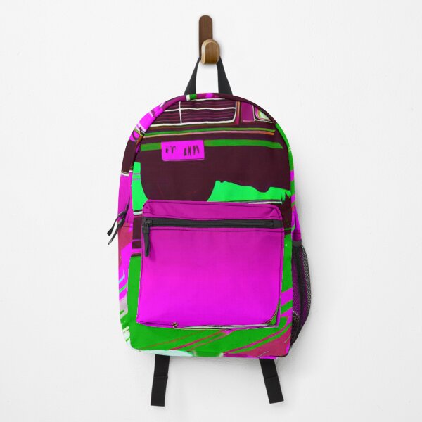 Item preview, Vintage Classic Car: Retro Charm in Pink and Green designed and sold by GrizzlyCollective.