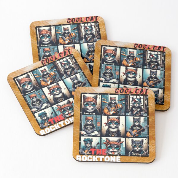 Item preview, Cool Cat Rockstar designed and sold by RockToneShop.