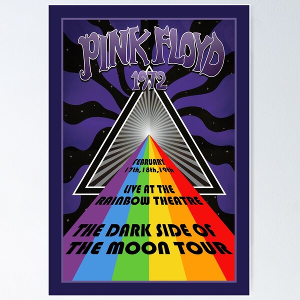 Item preview, PF 1972 Rainbow Theatre concert (HQ) designed and sold by Lucafoto.