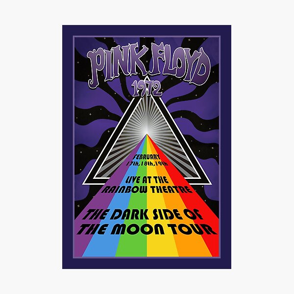Item preview, PF 1972 Rainbow Theatre concert (HQ) designed and sold by Lucafoto.