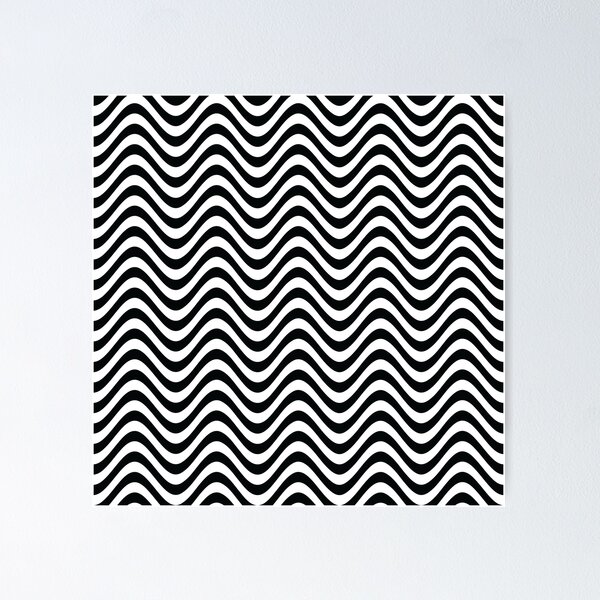 Item preview, Op Art Wave Pattern designed and sold by Halfoun.
