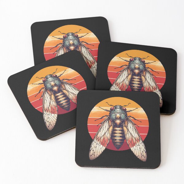 Item preview, Cicada Retro Sunset designed and sold by heartsake.