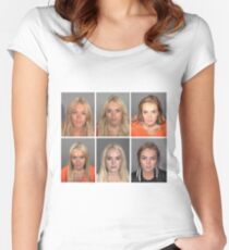 Lindsay Lohan Women's Fitted Scoop T-Shirt