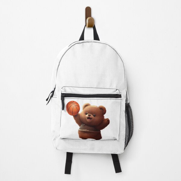 Item preview, Cute Bear Playing Basketball - Fun Sports Graphic Design designed and sold by Winarrts.