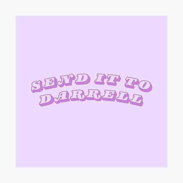 Item preview, Send It To Darrell - Purple designed and sold by LadyBudStudio.