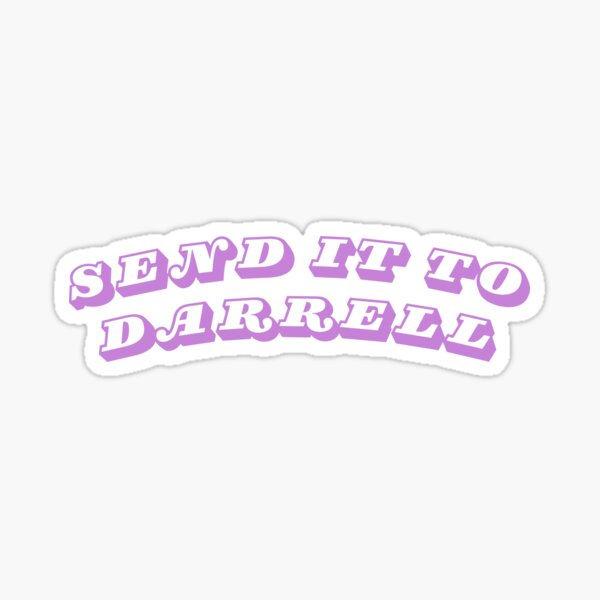 Item preview, Send It To Darrell - Purple designed and sold by LadyBudStudio.