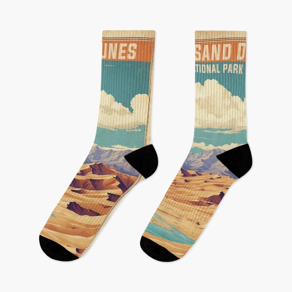Item preview, Great Sand Dunes National Park USA Vintage Travel Tourism  designed and sold by TravelersGems.