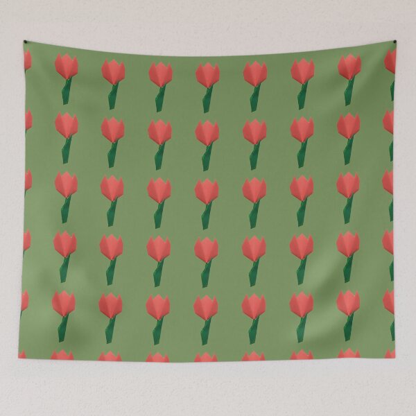 Item preview, Tulip Town, Pink Tulip, Tulip, Origami, Estetic designed and sold by colorgallery11.