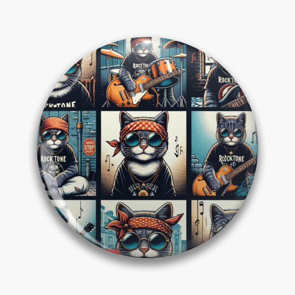 Item preview, Cool Cat Rockstar designed and sold by RockToneShop.