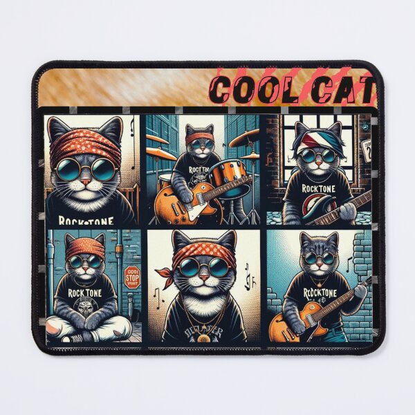 Item preview, Cool Cat Rockstar designed and sold by RockToneShop.