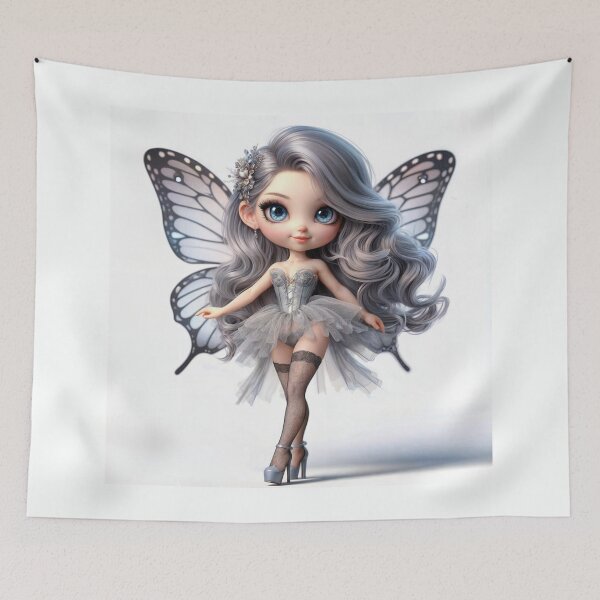 Item preview, Dark Gray Chibi Fairy designed and sold by CHIBI_POPZ.