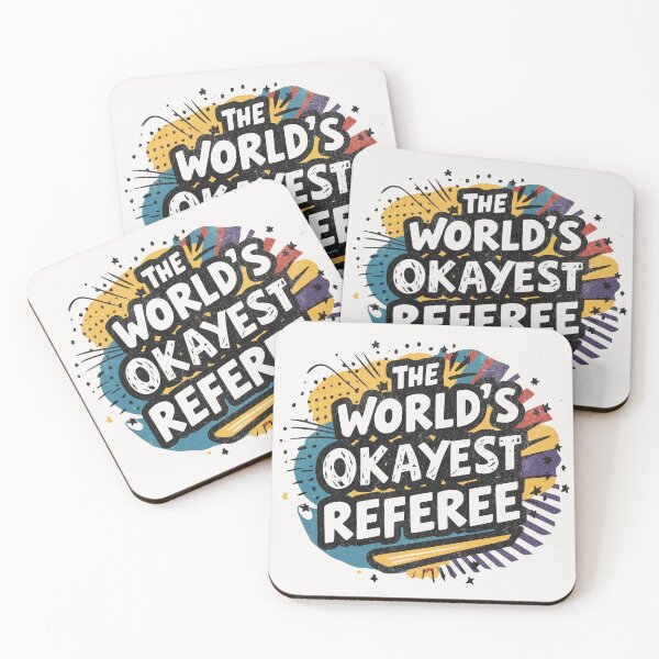 Item preview, World's Okayest Referee designed and sold by BeansterNL.