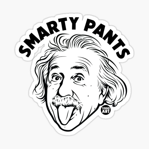 Item preview, SMARTY PANTS EINSTEIN designed and sold by TODD GOLDMAN.