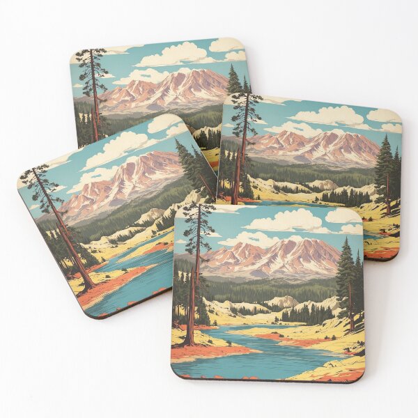 Item preview, Lassen Volcanic National Park USA Vintage Travel Tourism  designed and sold by TravelersGems.