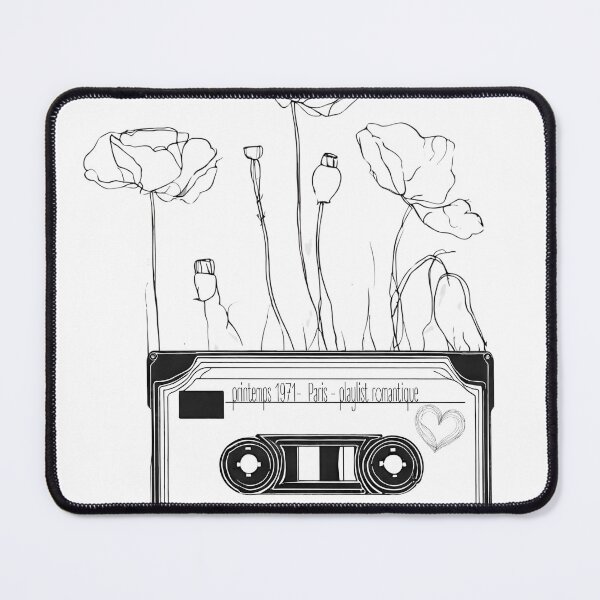 Item preview, French music - romantic 1970's - flowers designed and sold by ShiningHoney.