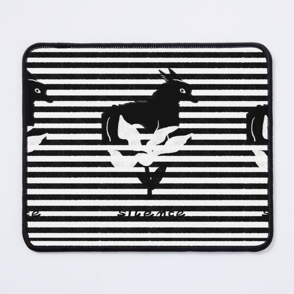Item preview, silence, black dog, white flower designed and sold by noico.