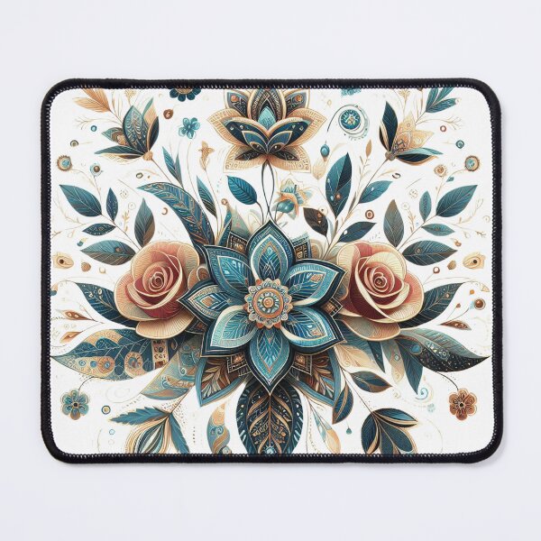Item preview, Floral Mandala small designed and sold by BeaGraphicsDesign.