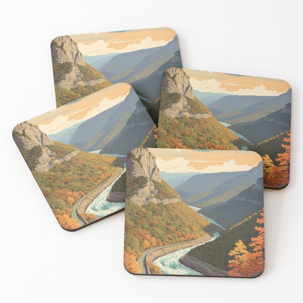Item preview, New River Gorge National Park USA Vintage Travel Tourism  designed and sold by TravelersGems.