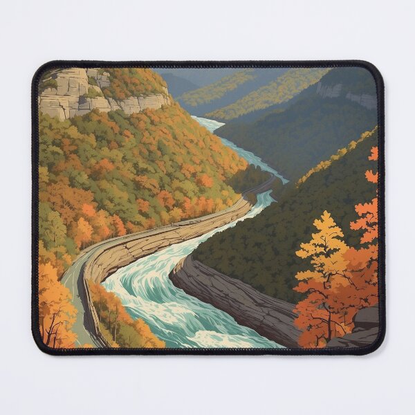 Item preview, New River Gorge National Park USA Vintage Travel Tourism designed and sold by TravelersGems.