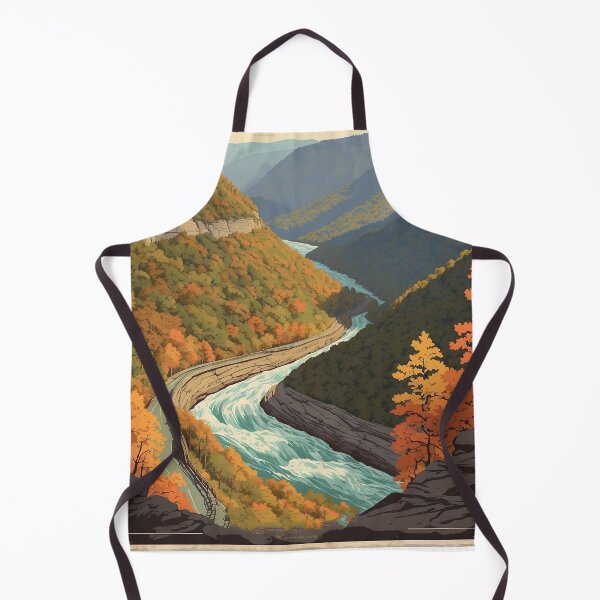 Item preview, New River Gorge National Park USA Vintage Travel Tourism designed and sold by TravelersGems.
