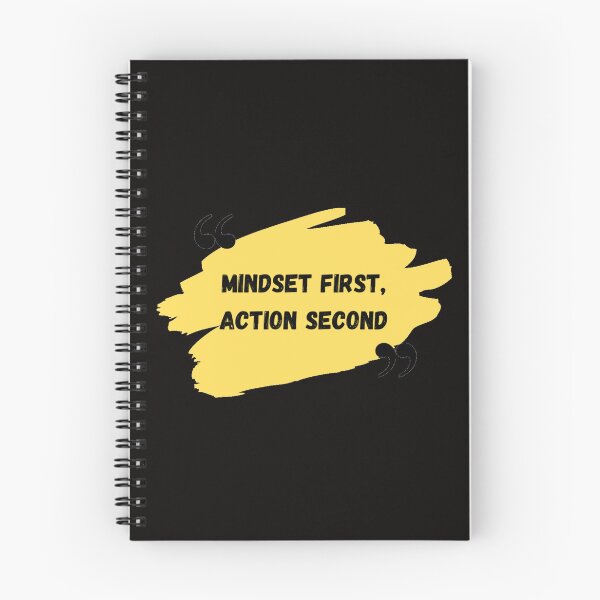 Item preview, Mindset First Action Second designed and sold by Rana1993.